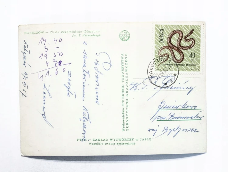 NAŁĘCZÓW - CHATA ŻEROMSKIEGO, MUZEUM 1967