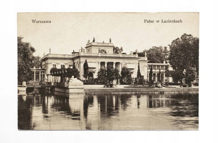 WARSZAWA - PAŁAC W ŁAZIENKACH II RP