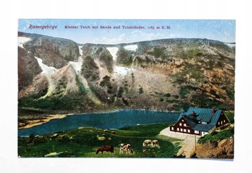 KARKONOSZE - MAŁY STAW, SCHRONISKO, pocz. XX w.