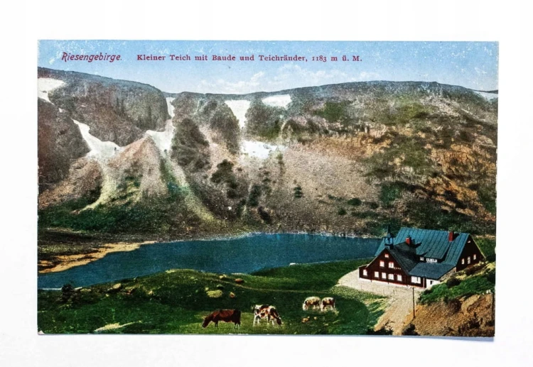 KARKONOSZE - MAŁY STAW, SCHRONISKO, pocz. XX w.