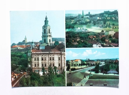 PRZEMYŚL - KLUB MIĘDZYNARODOWEJ PRASY I KSIĄŻKI RUCH, PANORAMA MIASTA l. 70