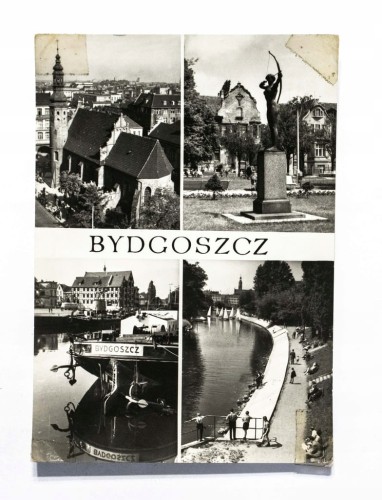 BYDGOSZCZ - KOŚCIÓŁ KLARYSEK, PORT RZECZNY, ŁUCZNICZKA l. 60