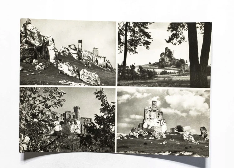 OLSZTYN k. CZĘSTOCHOWY, OGRODZIENIEC, BOBOLICE, MIRÓW - RUINY ZAMKÓW l. 60