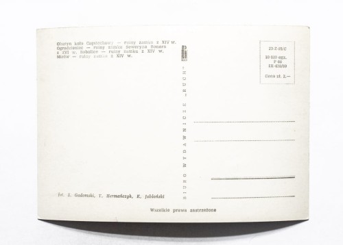 OLSZTYN k. CZĘSTOCHOWY, OGRODZIENIEC, BOBOLICE, MIRÓW - RUINY ZAMKÓW l. 60