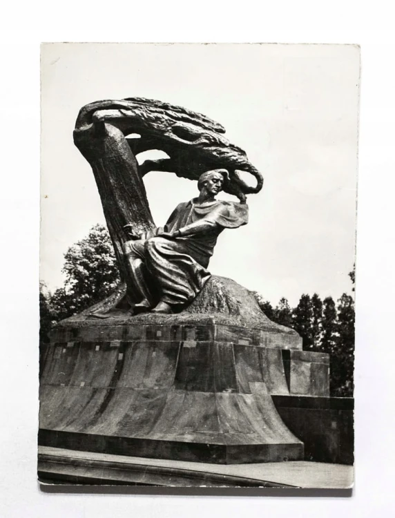 WARSZAWA - POMNIK FRYDERYKA CHOPINA 1965