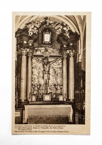 CZĘSTOCHOWA - JASNA GÓRA, KRUCYFIKS W KAPLICY l. 50