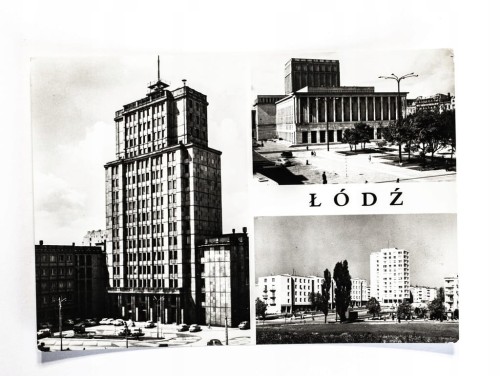 ŁÓDŹ - WIEŻOWIEC TV, TEATR WIELKI 1969