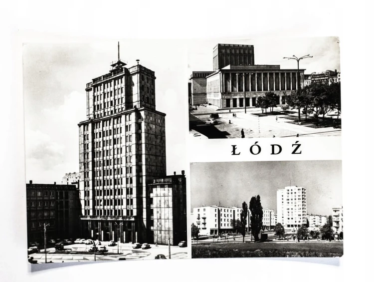 ŁÓDŹ - WIEŻOWIEC TV, TEATR WIELKI 1969