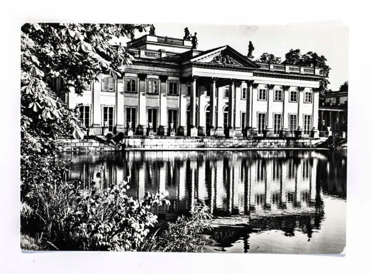 WARSZAWA - PAŁAC W ŁAZIENKACH 1958
