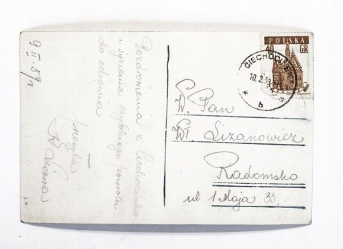 CIECHOCINEK - DYWAN KWIATOWY, ŁAZIENKI 1959