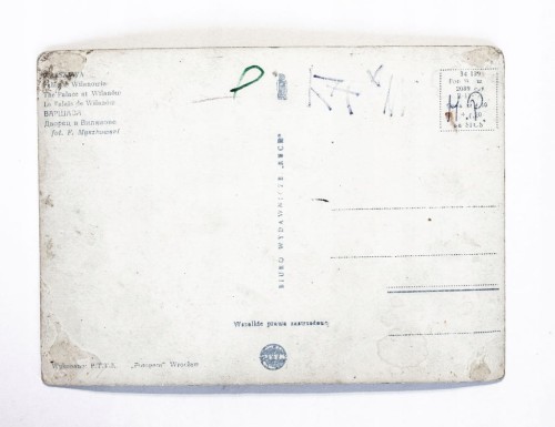 WARSZAWA - PAŁAC W WILANOWIE l. 60