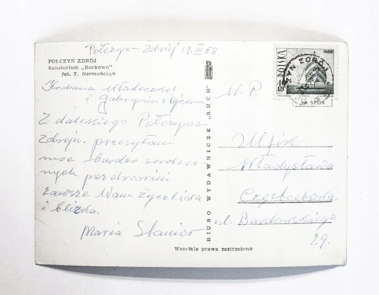 POŁCZYN ZDRÓJ - SANATORIUM BORKOWO 1968