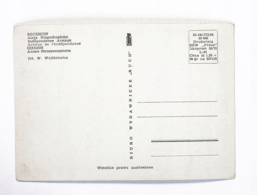 SZCZECIN - ALEJA NIEPODLEGŁOSĆI l. 70