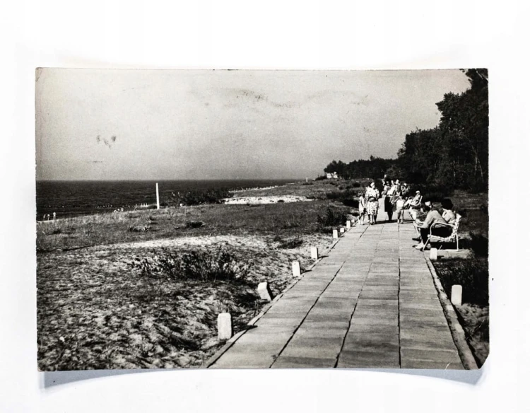 DZIWNÓW - PROMENADA NADMORSKA 1964