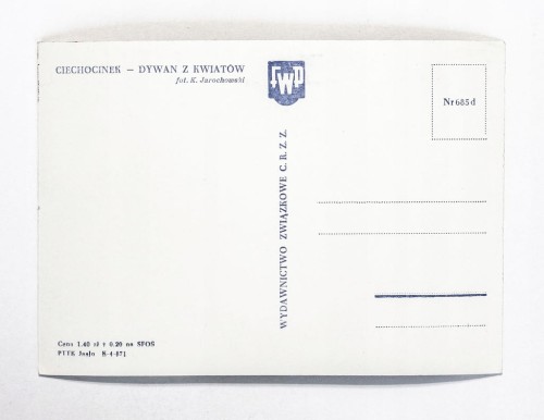 CIECHOCINEK - DYWAN KWIATOWY l. 70