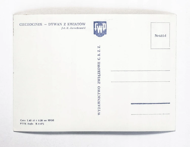 CIECHOCINEK - DYWAN KWIATOWY l. 70