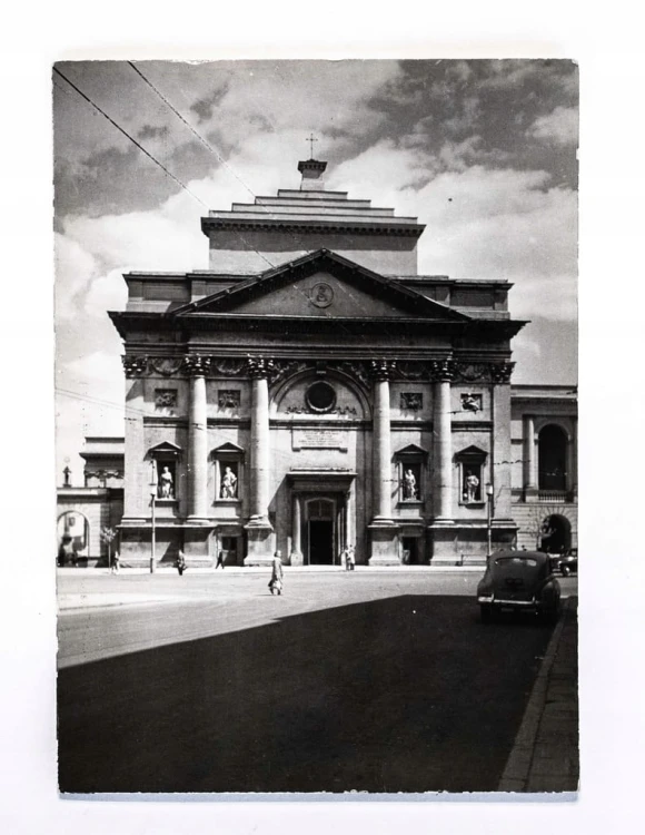 WARSZAWA - KOŚCIÓŁ ŚW. ANNY 1957