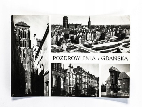 GDAŃSK - ULICA KALETNICZA, KOŚCIÓŁ NMP, DŁUGI TARG, MOTŁAWA 1970