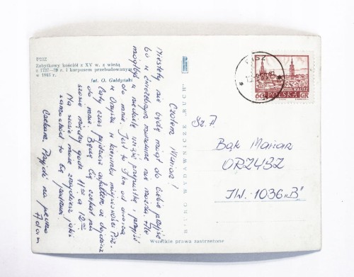 PISZ - ZABYTKOWY KOŚCIÓŁ 1963