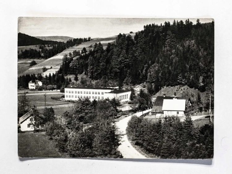 WISŁA - WIDOK Z WIADUKTU 1959
