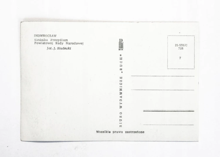 INOWROCŁAW - SIEDZIBA PREZYDIUM PRN l. 60