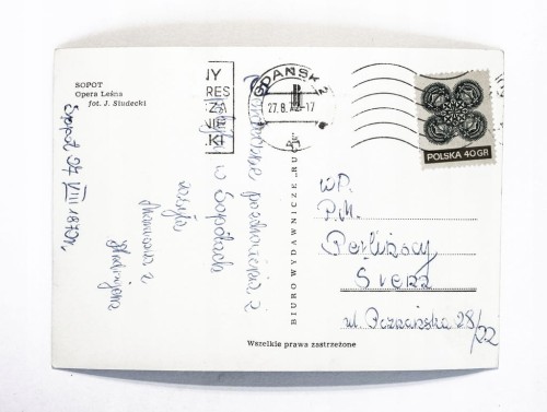 SOPOT - OPERA LEŚNA 1972