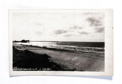 USTKA - PLAŻA, MORZE l. 50/60