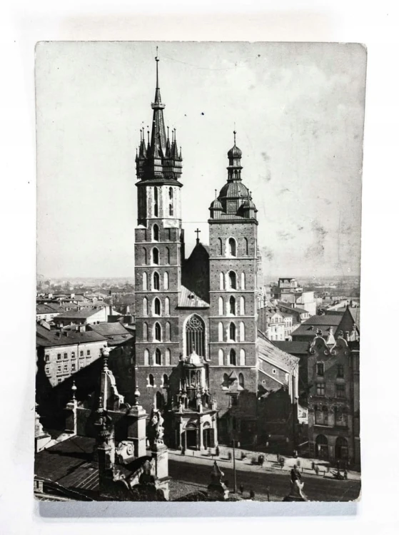KRAKÓW - KOŚCIÓŁ MARIACKI 1956