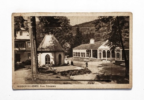 DŁUGOPOLE ZDRÓJ - DOM ZDROJOWY 1954 (rozkładanka)