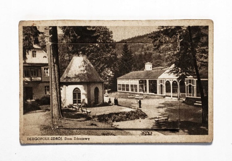 DŁUGOPOLE ZDRÓJ - DOM ZDROJOWY 1954 (rozkładanka)