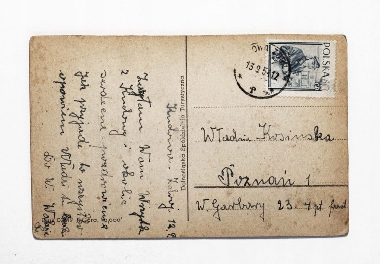 DŁUGOPOLE ZDRÓJ - DOM ZDROJOWY 1954 (rozkładanka)