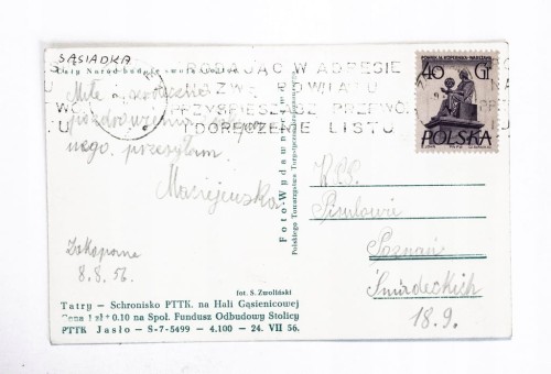 TATRY - SCHRONISKO PTTK NA HALI GĄSIENICOWEJ 1956