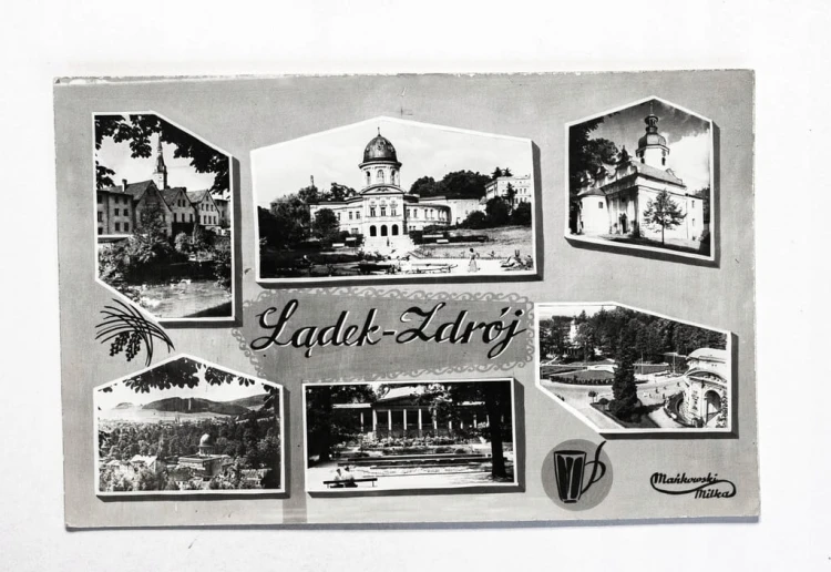 LĄDEK ZDRÓJ - UZDROWISKO, PARK, KOŚCIÓŁ 1955