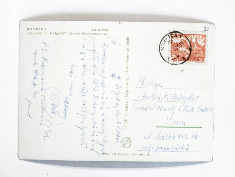 KRYNICA - SANATORIUM LWIGRÓD I DOMY WYPOCZYNKOWE 1963