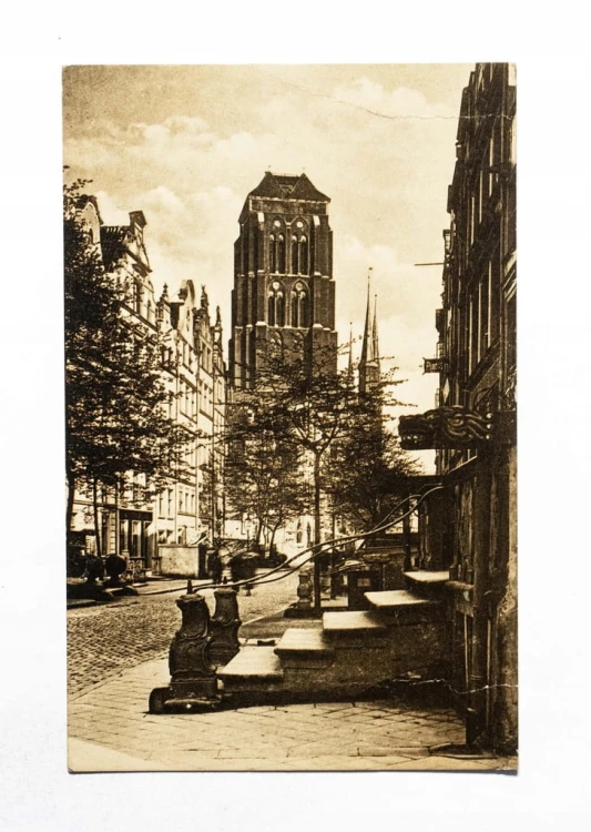 GDAŃSK - ULICA PIWNA, BAZYLIKA MARIACKA II RP