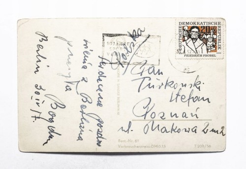 STARA POCZTÓWKA - NIEMCY, BERLIN, OPERA 1957