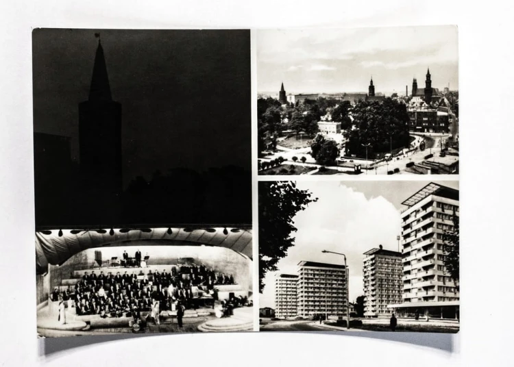OPOLE - AMFITEATR, PANORAMA MIASTA, WIEŻOWCE l. 60