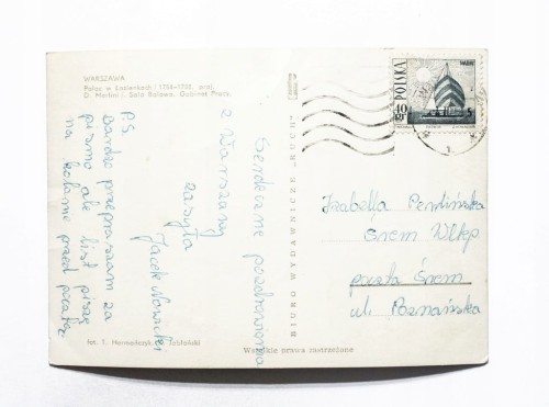 WARSZAWA - PAŁAC W ŁAZIENKACH l. 70