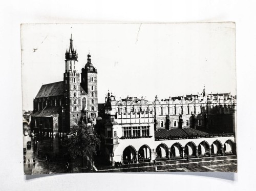 KRAKÓW - RYNEK, SUKIENNICE, KOŚCIÓŁ MARIACKI 1967