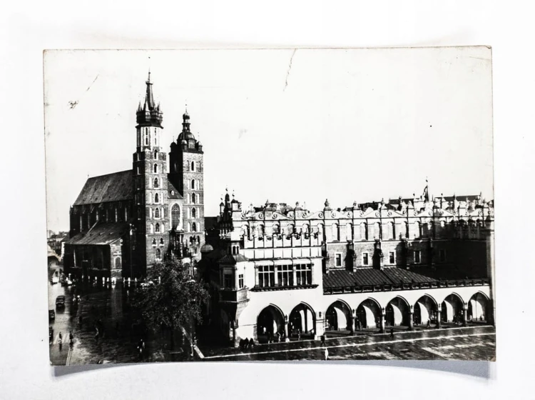 KRAKÓW - RYNEK, SUKIENNICE, KOŚCIÓŁ MARIACKI 1967
