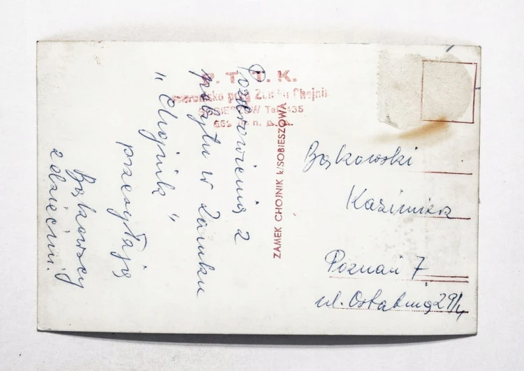SOBIESZÓW - ZAMEK CHOJNIK l. 50