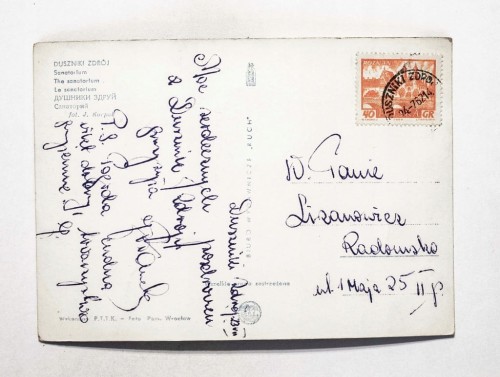 DUSZNIKI ZDRÓJ - SANATORIUM 1962