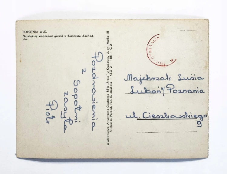 SOPOTNIA WIELKA - WODOSPAD GÓRSKI W BESKIDZIE l. 60