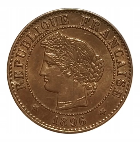 Francja, Trzecia Republika (1870-1941), 1 centym 1896 A, Paryż