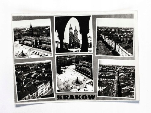 KRAKÓW - KOŚCIÓŁ MARIACKI, RYNEK, SUKIENNICE 1966