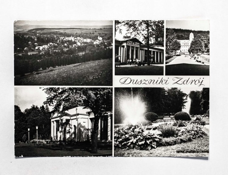 DUSZNIKI ZDRÓJ - KLUB, KAWIARNIA, PIJALNIA, PARK 1975