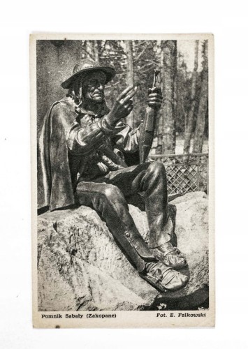 ZAKOPANE - POMNIK SABAŁY 1950