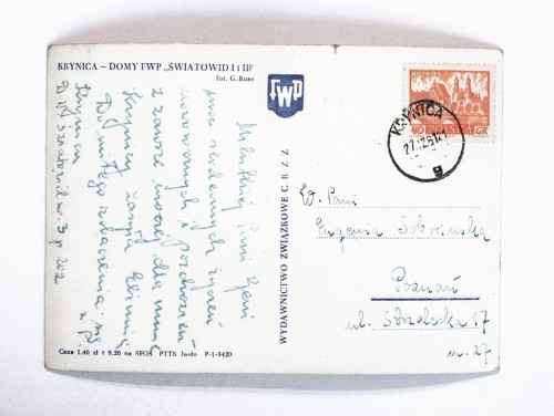 KRYNICA - DOMY FWP ŚWIATOWID I II 1961