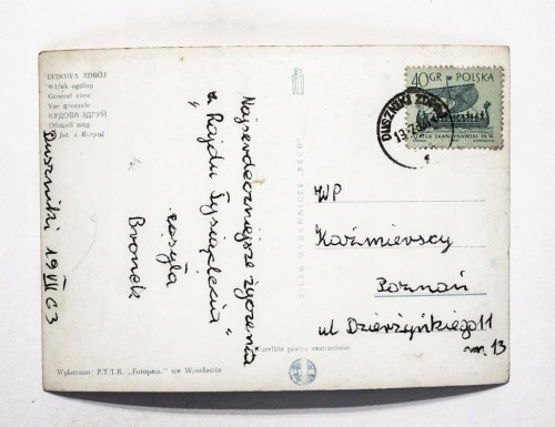 KUDOWA ZDRÓJ - PANORAMA MIASTA 1963