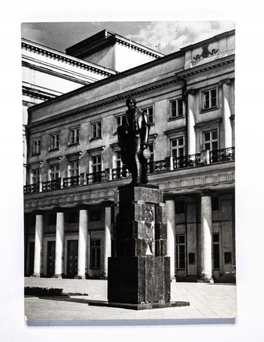 WARSZAWA - POMNIK WOJCIECHA BOGUSŁAWSKIEGO l. 60